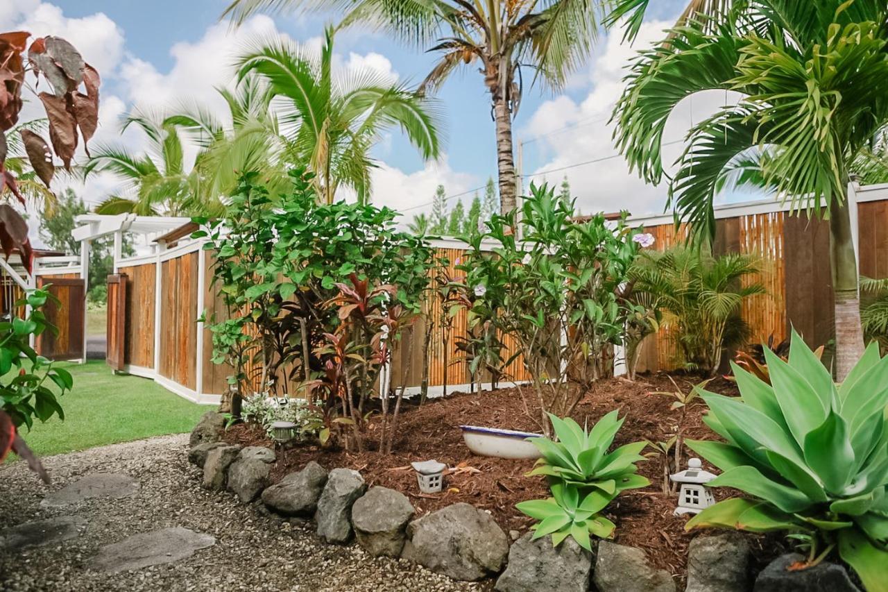 Seaview Paradise Palms&Zen Garden Apt Pahoa Buitenkant foto