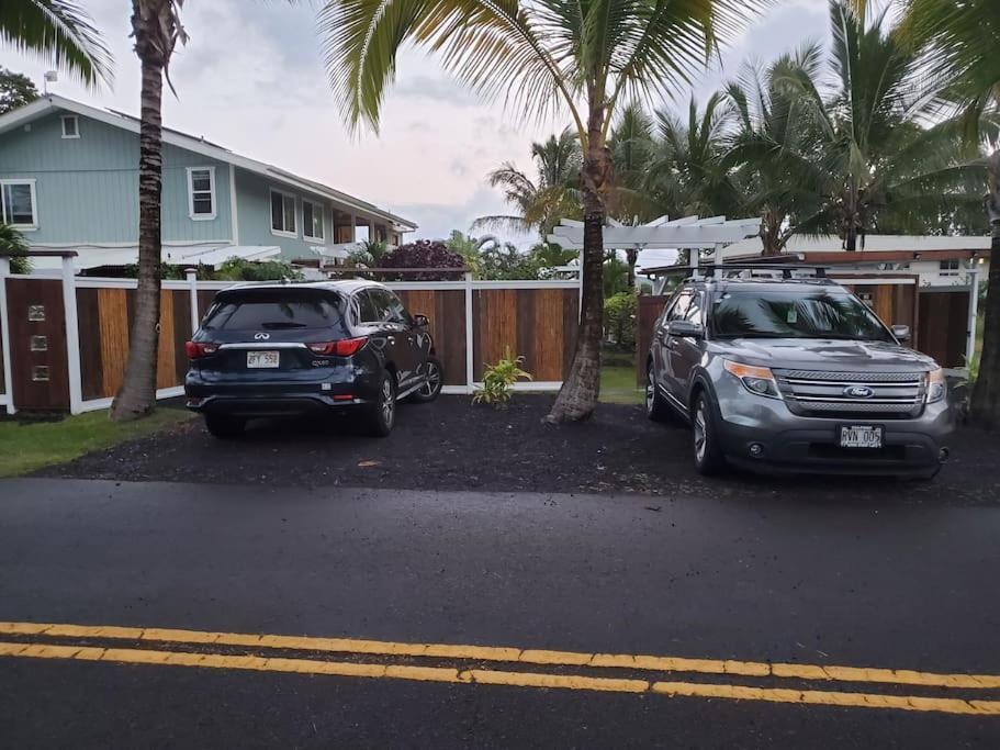 Seaview Paradise Palms&Zen Garden Apt Pahoa Buitenkant foto
