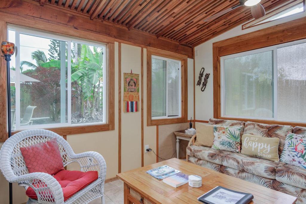 Seaview Paradise Palms&Zen Garden Apt Pahoa Buitenkant foto